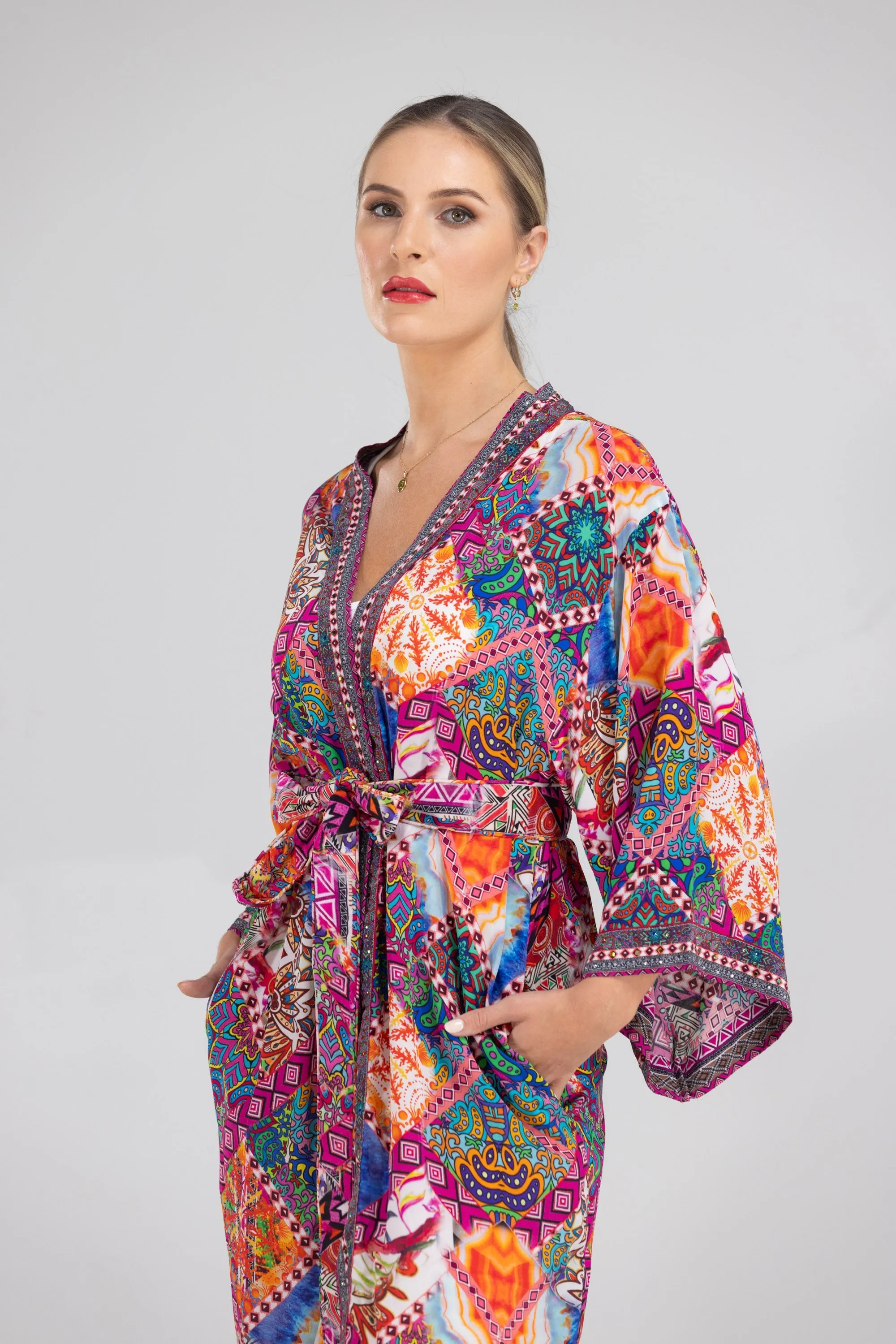 TUNISIA - KIMONO SHRUG LONG