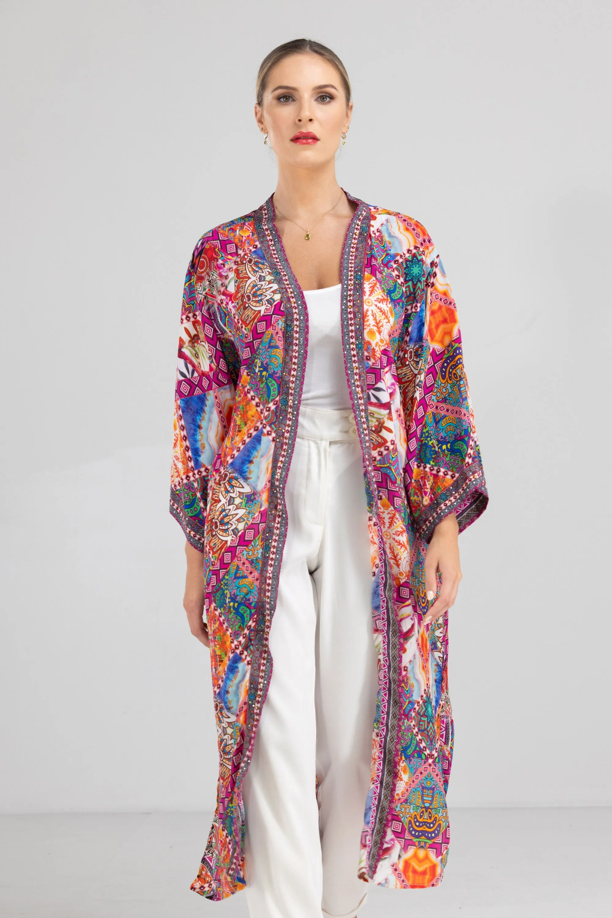 TUNISIA - KIMONO SHRUG LONG