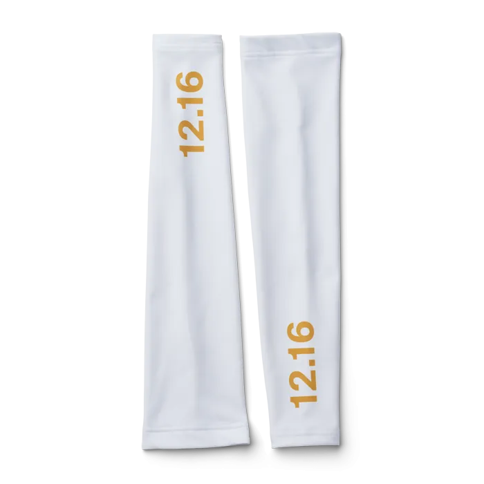 Twelve Sixteen Arm Warmers 149 White/gold