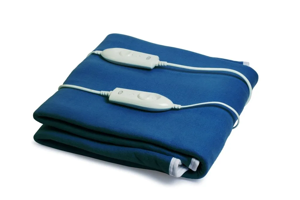 Warm Hug Electric Bed Warmer (Royal Blue, 150 x 160 cm)