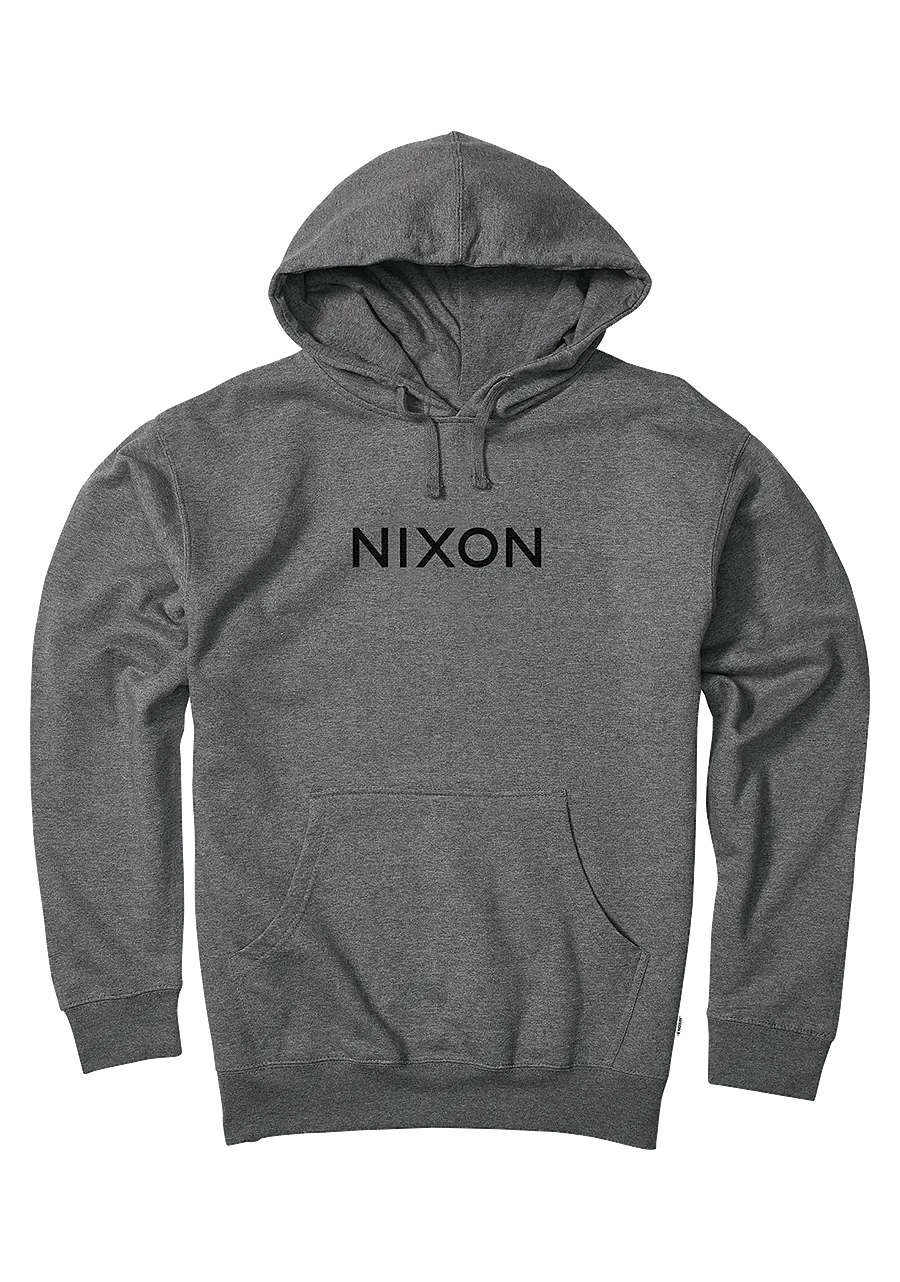 Wordmark Hoodie - Dark Heather Gray